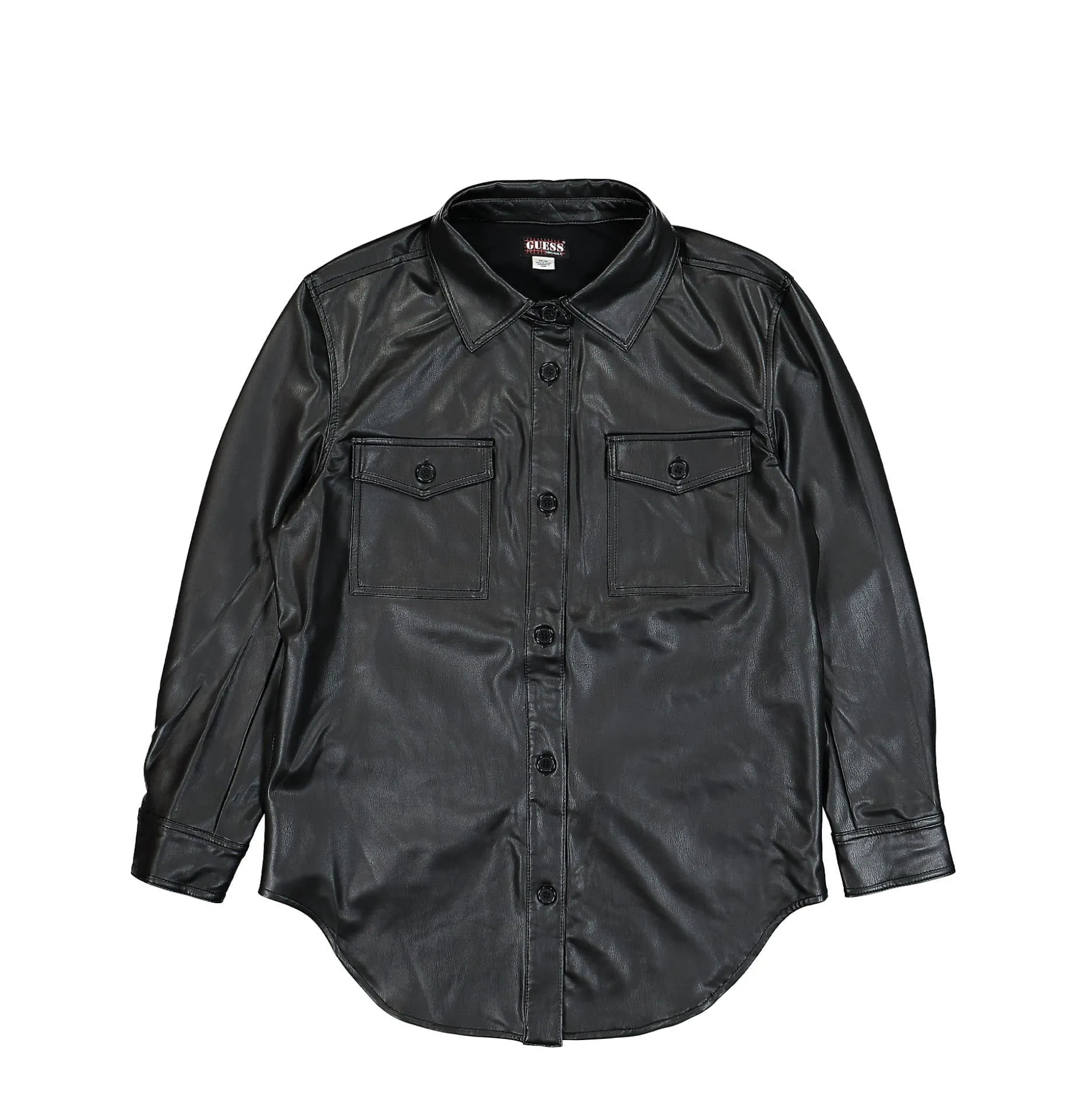 Cheap Wmns Go Nicole PU Leather Shirt Women Shirts