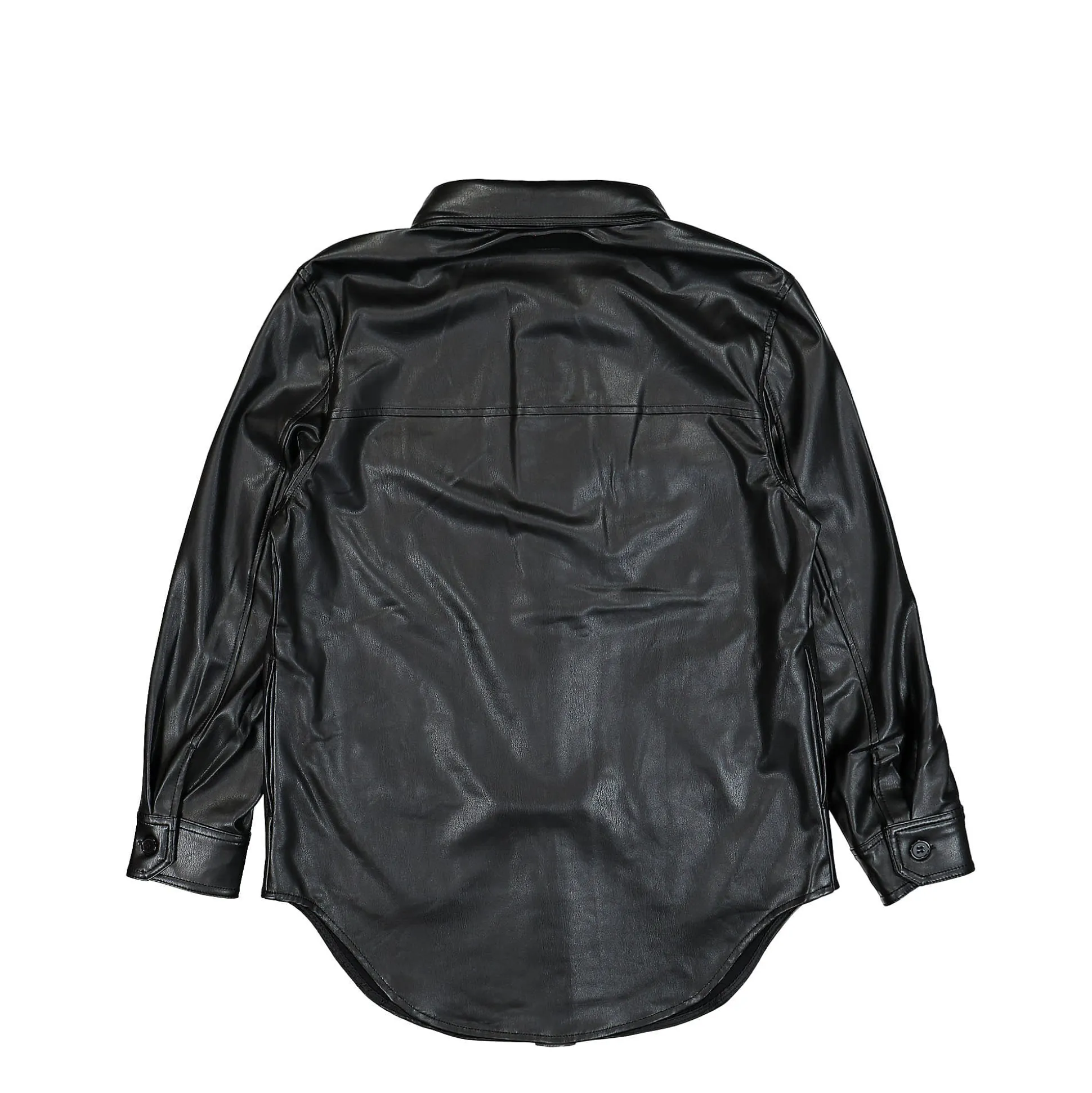 Cheap Wmns Go Nicole PU Leather Shirt Women Shirts