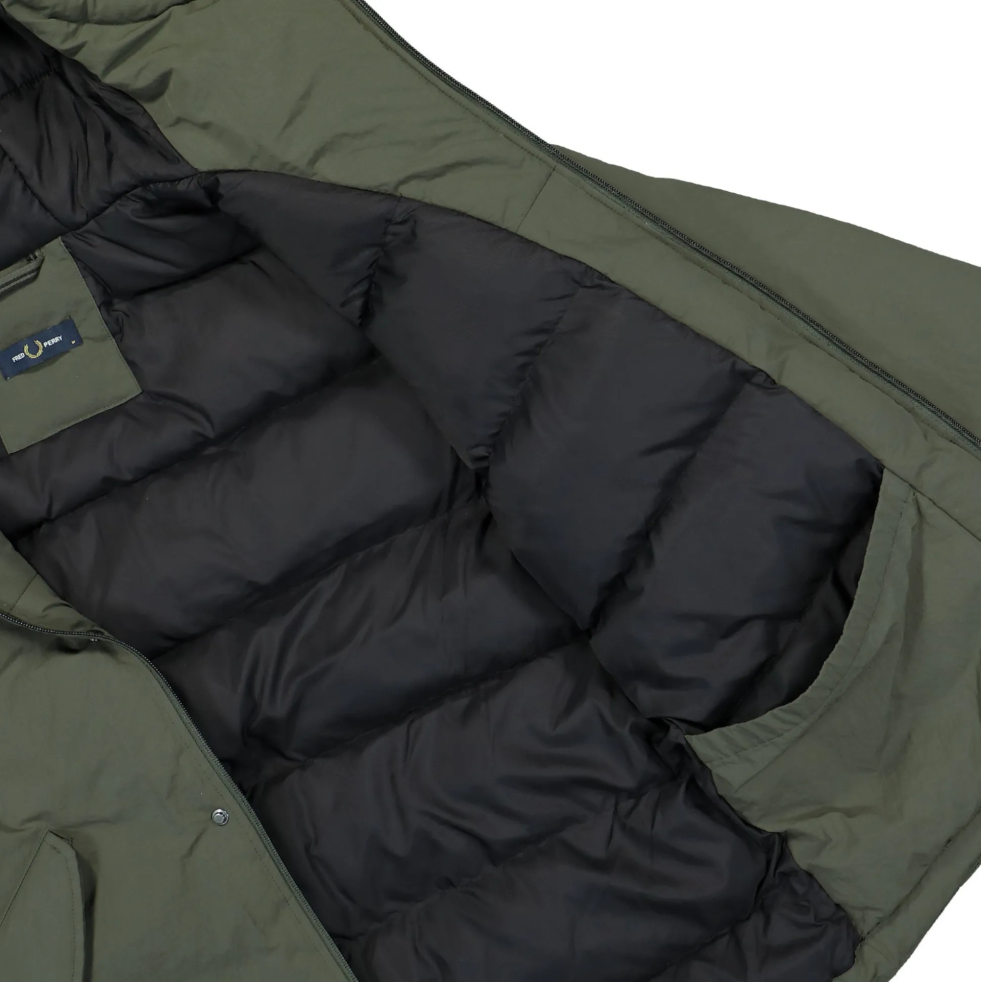 Cheap Zip Through Padded Jacket Jackets & Coats